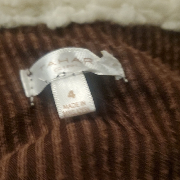 Tahari Girl Brown Corduroy Jacket and Skirt Set - Picture 10 of 15